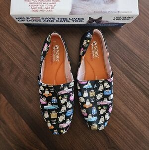 Skechers BOBS Grumpy Cat Women's Shoes - Black and Multicolor